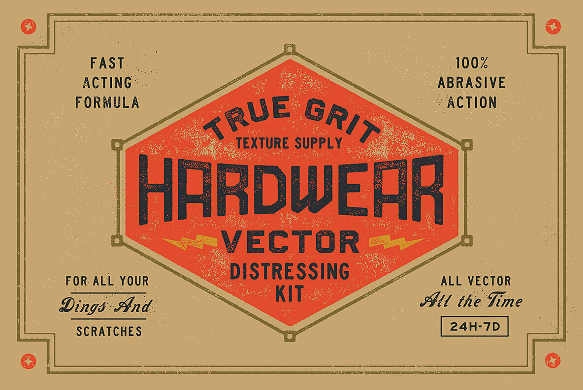 A Vintage Power Tool at Your Fingertips: Hardwear Vector Distressing Kit