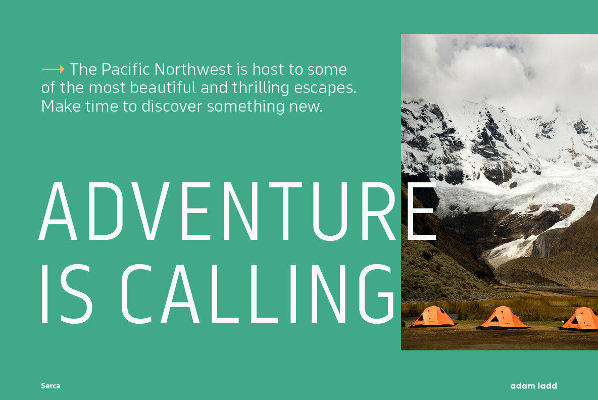 Serca: Geometric Sans Serif from Adam Ladd