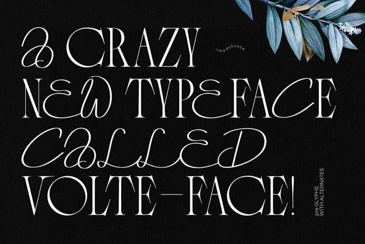 Volte Face: Script and Serif As One
