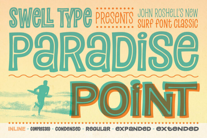 A Beach Style Font for Your Summer-Themed Designs