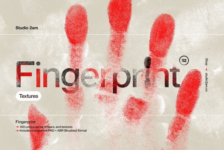 Add Realism to Your Designs with These Fingerprint Textures