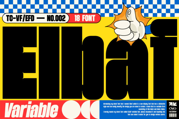 Elbaf – a variable font that gives you endless creative possibilities!