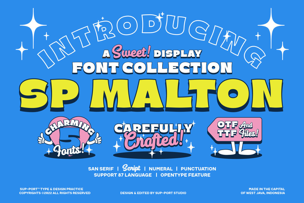 A Fun Font Bundle for Today's Graphic Designers: SP Malton